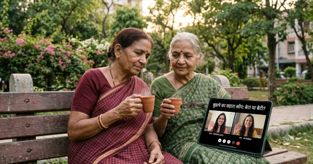 बुढ़ापे का सहारा कौन: बेटा या बेटी?