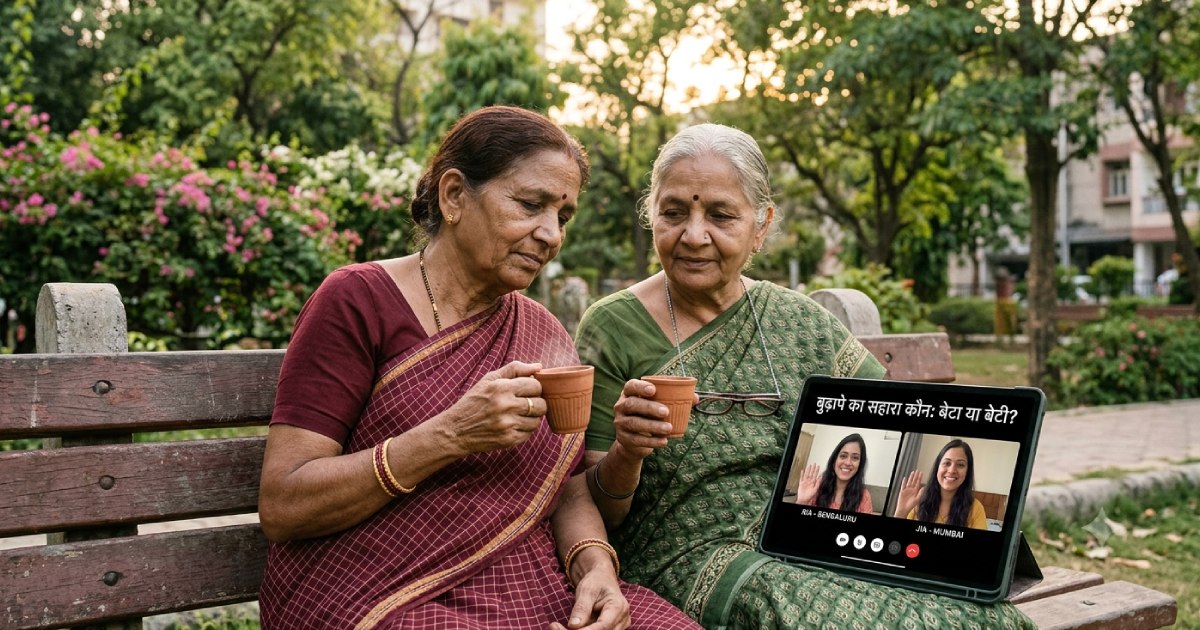 बुढ़ापे का सहारा कौन: बेटा या बेटी?
